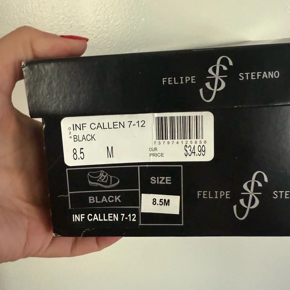 Black toddler dress shoes